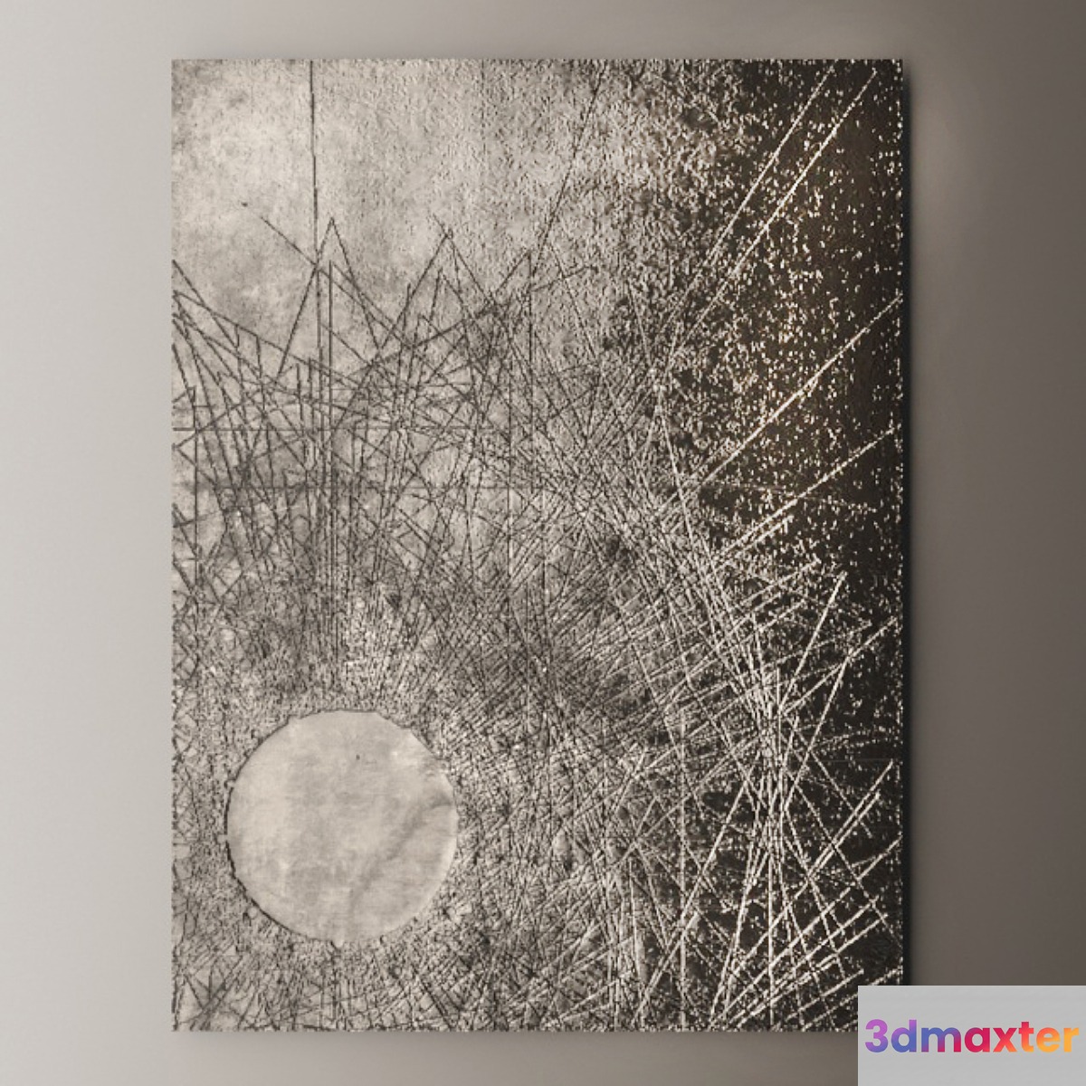 Decor for wall. Panel. - No.3 3D Max
