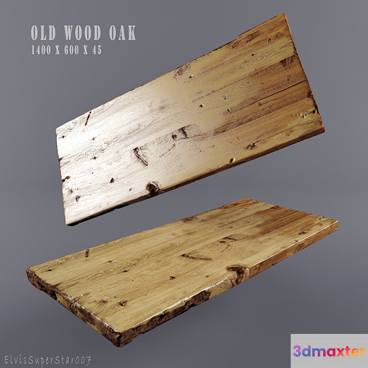Old Wood Oac 3D Max