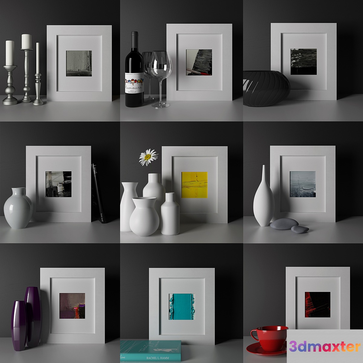 9 art frame by Nikolay Naydenov 3D Max