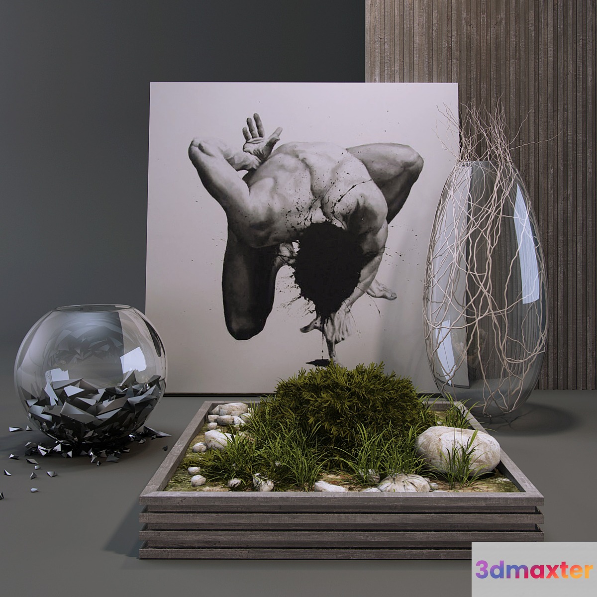 Decorative set 3D Max