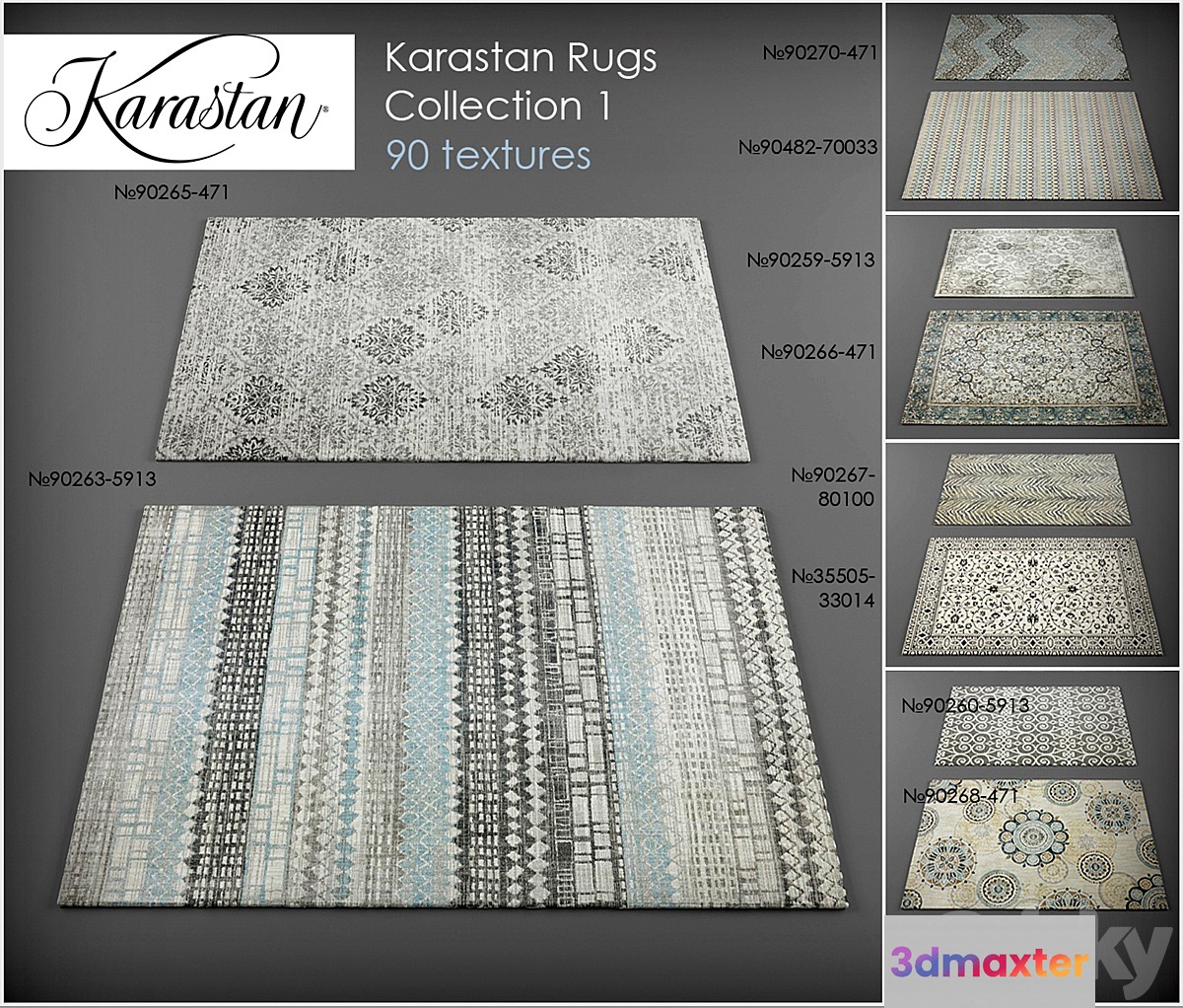 Karastan rugs 3D Max