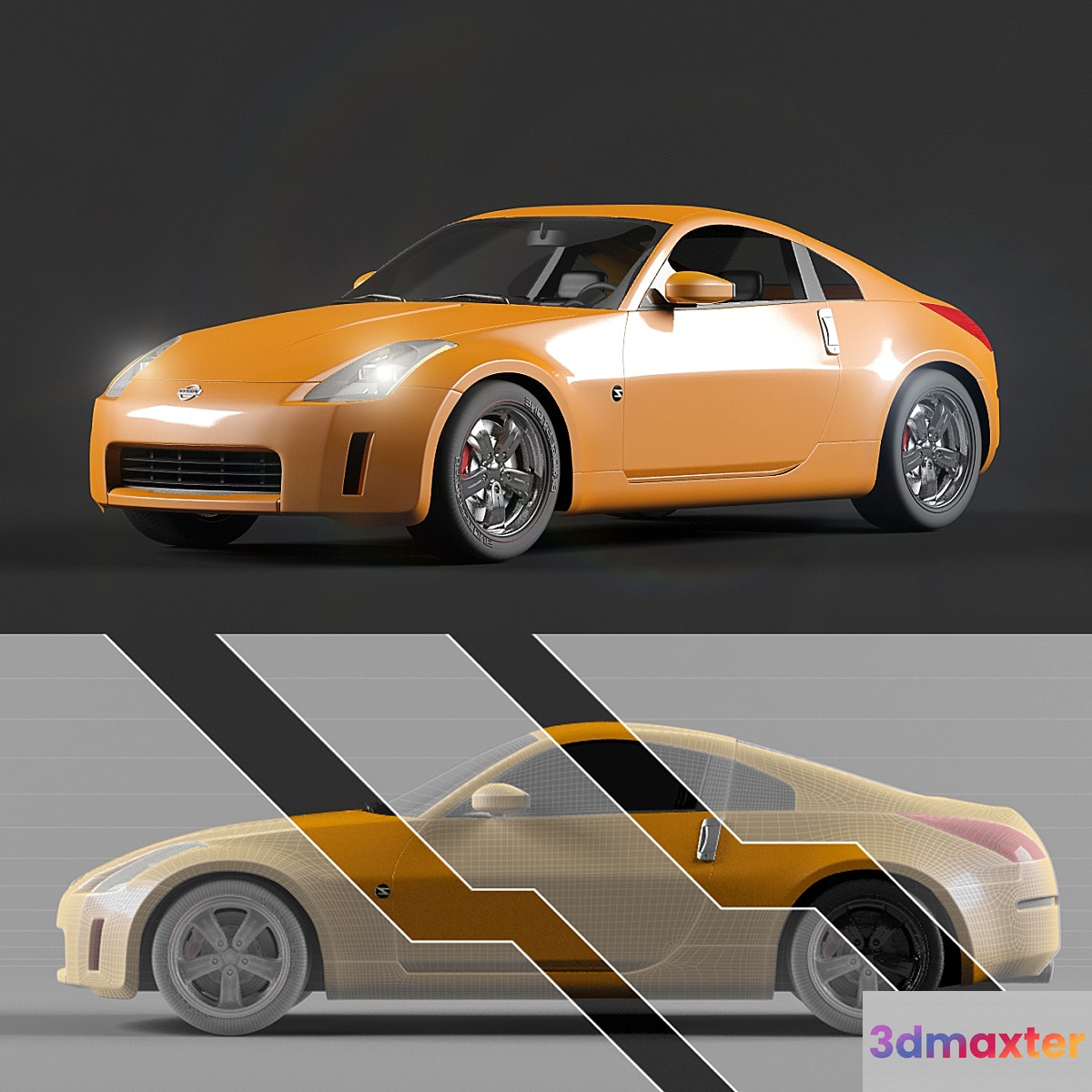 nissan 350z 3D Max