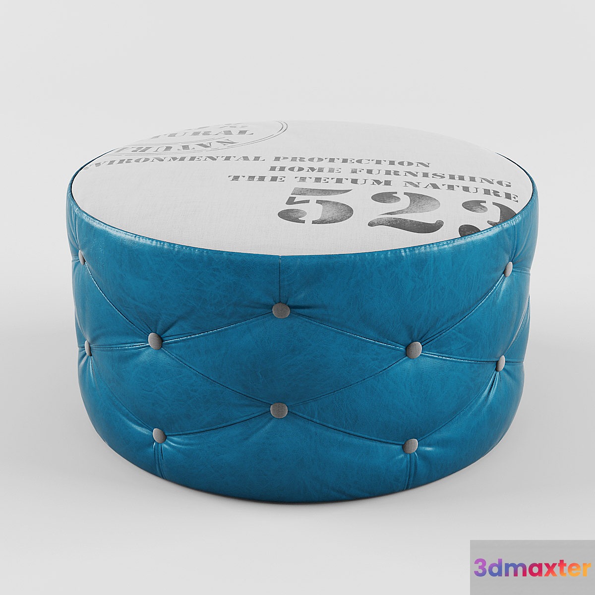 Poof | Natural Turquoise 3D Max