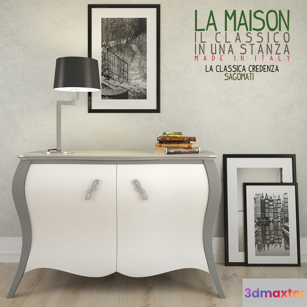 LA Maison Credenza Sagomati 1775 T sideboard - No.2 3D Max