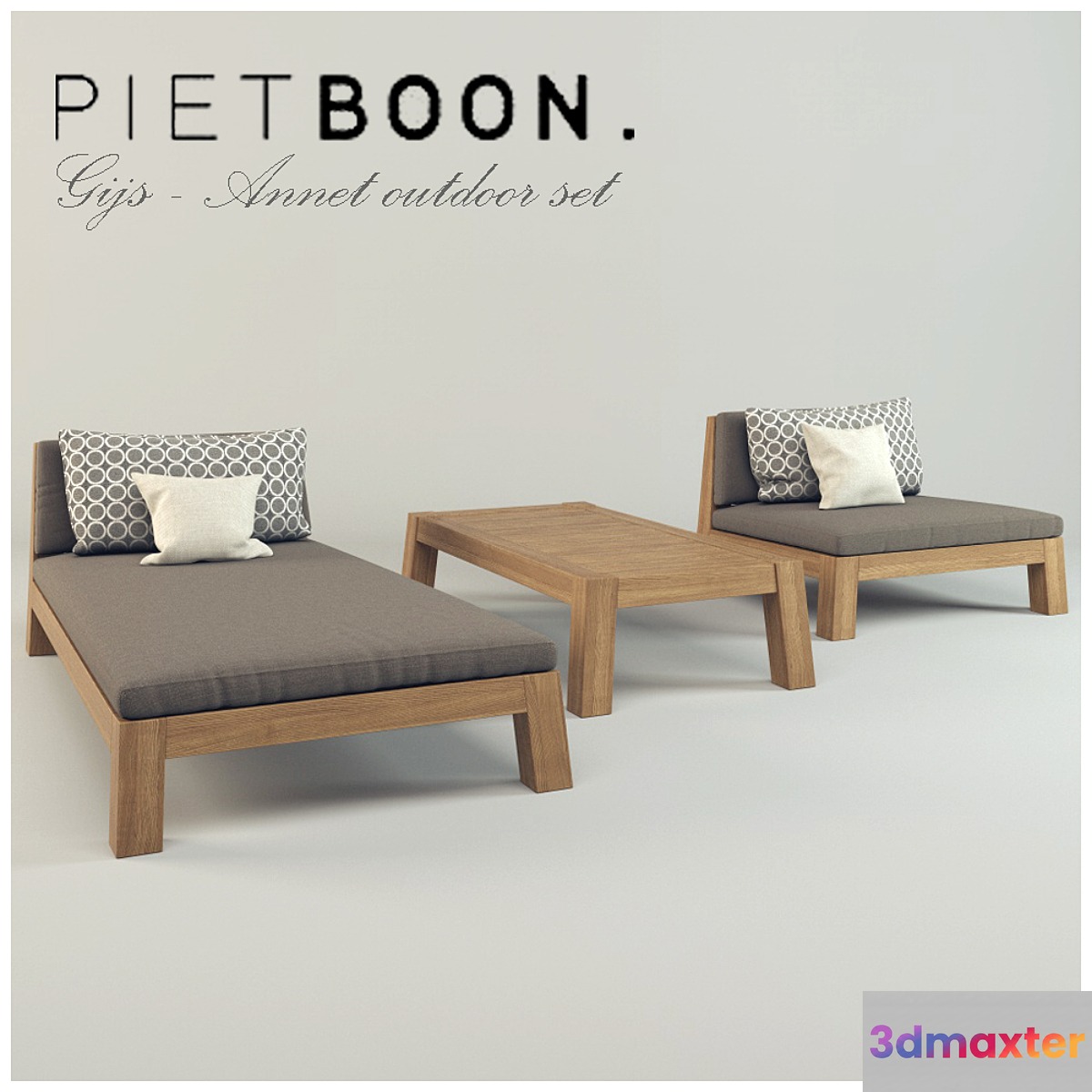 Piet Boon outdoor set - No.2 3D Max