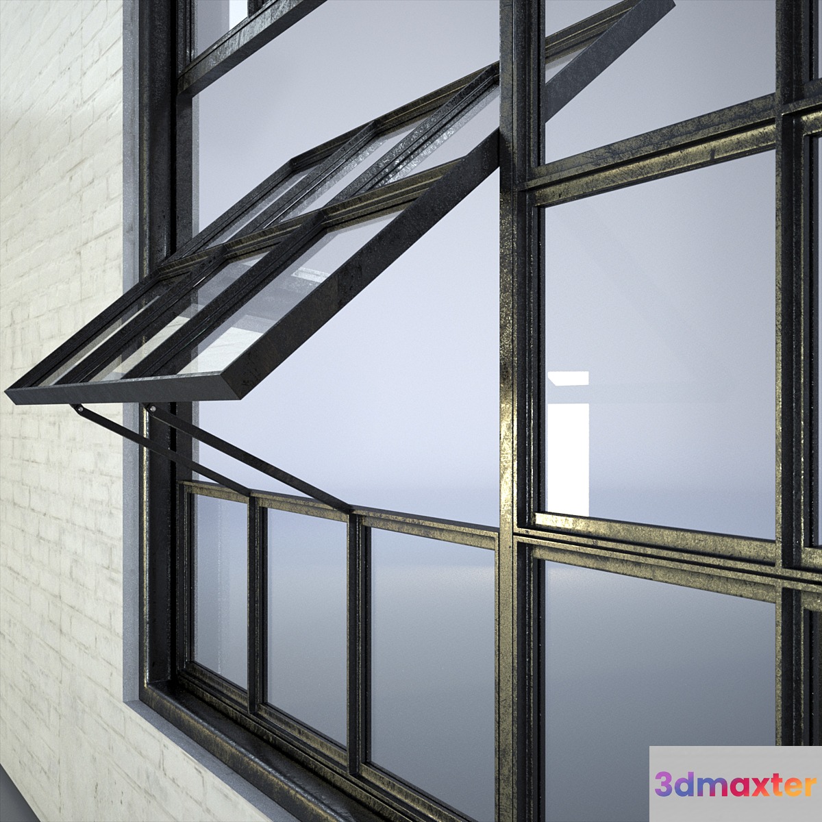 Industrial Factory Windows 3D Max