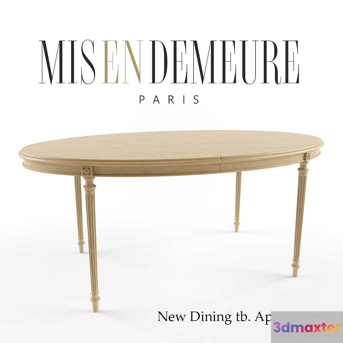 Table Apt from Mis en demeure 3D Max
