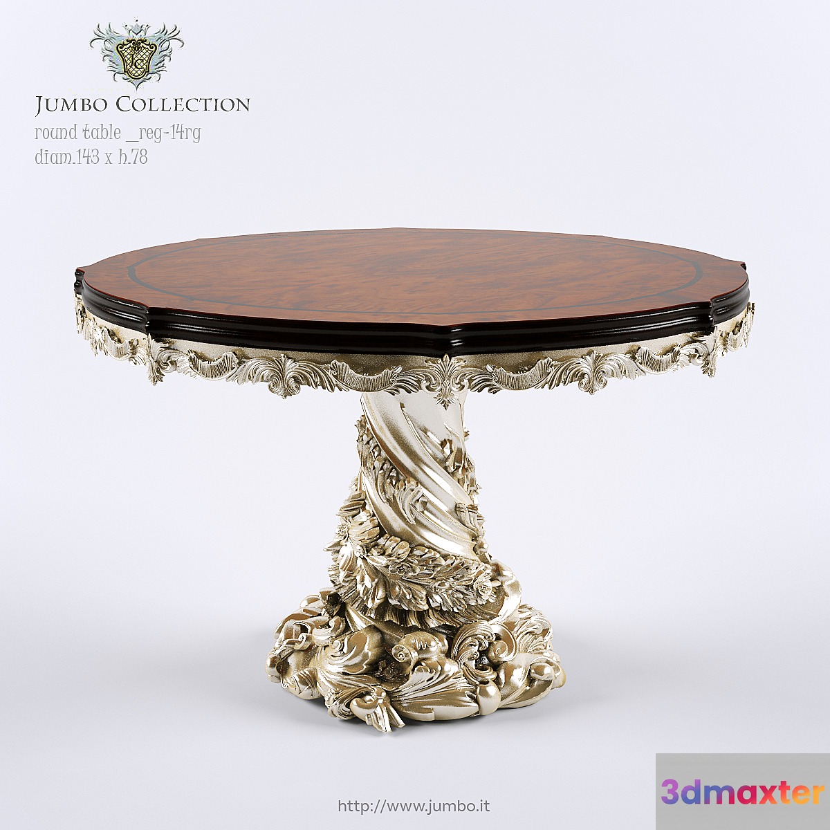 Jumbo Collection _ Hermes Regency _ round_table_reg-14rg 3D Max