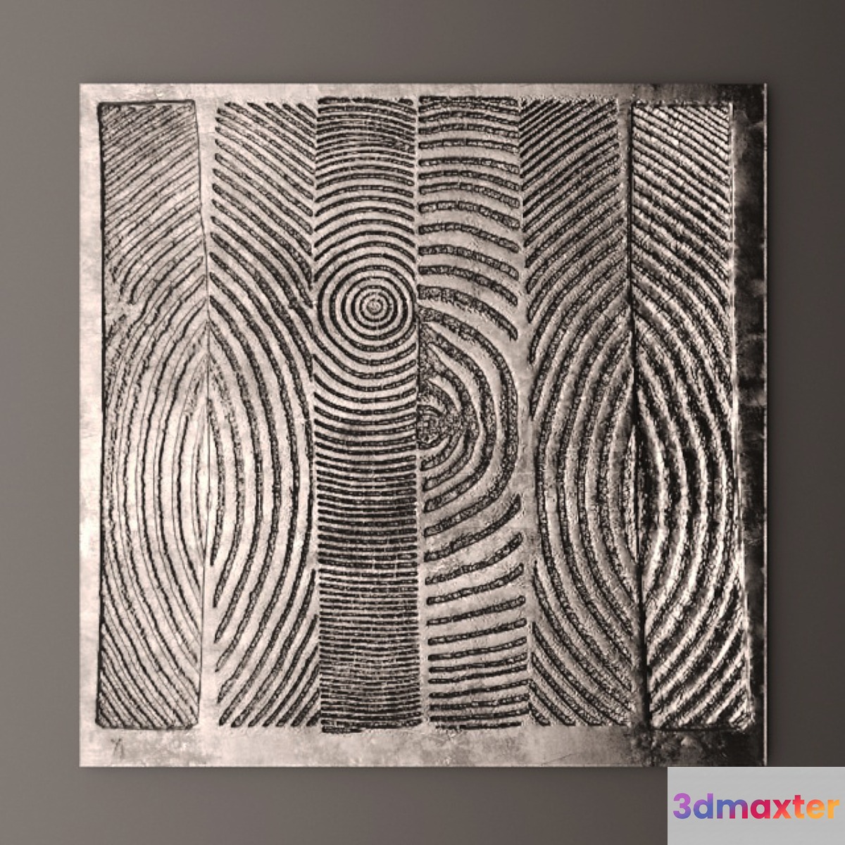 Decor for wall. Panel. - No.5