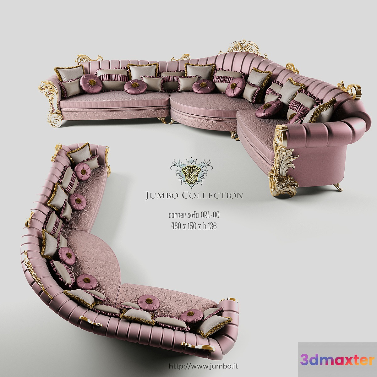 Jumbo Collection corner sofa ORL-00 3D Max