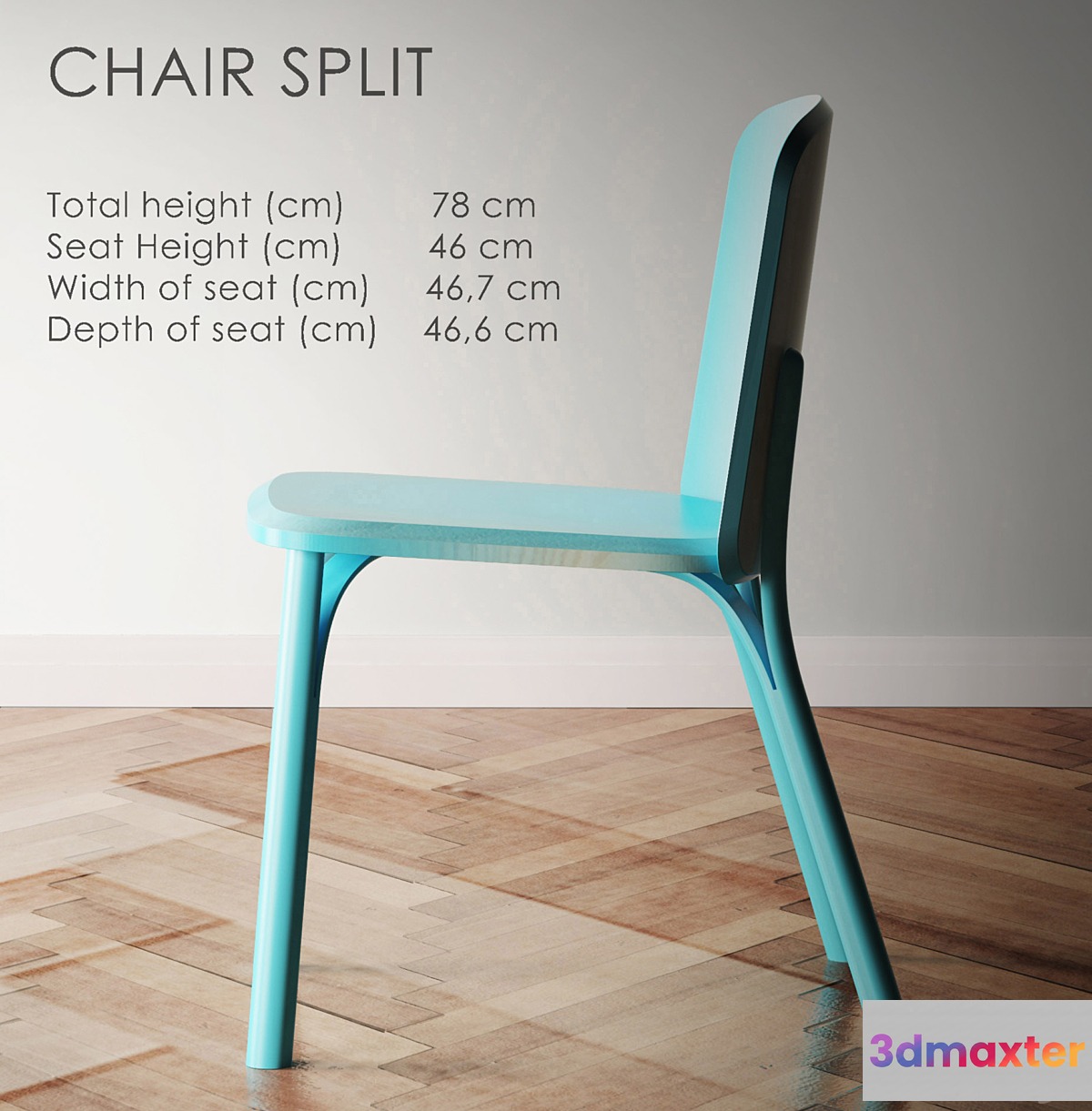 Split chair - No.2 3D Max