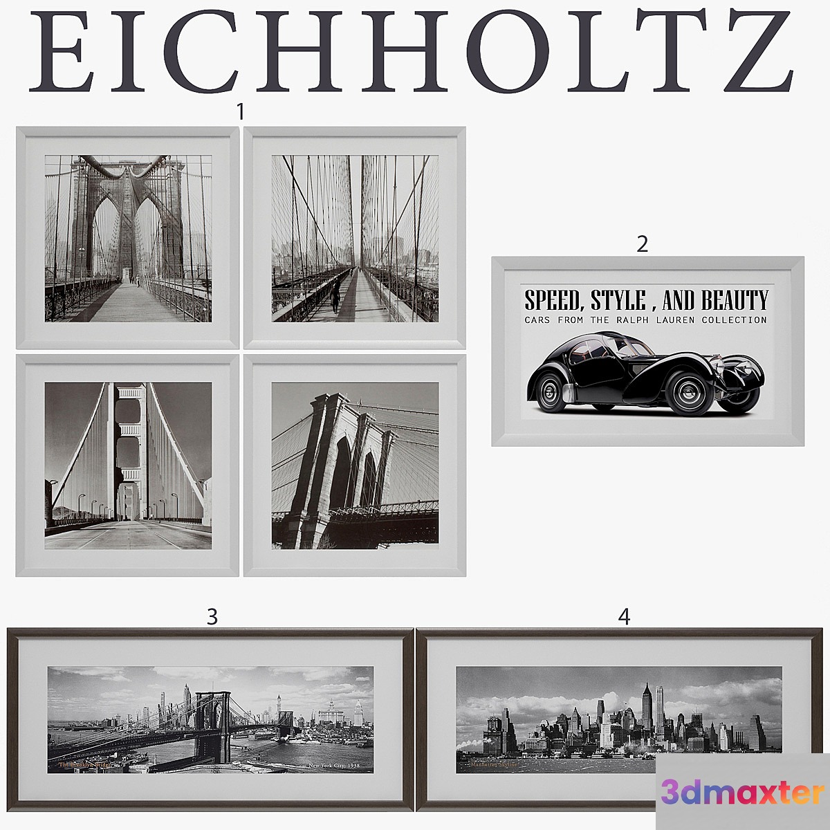 Eichholtz Prints - No.2 3D Max