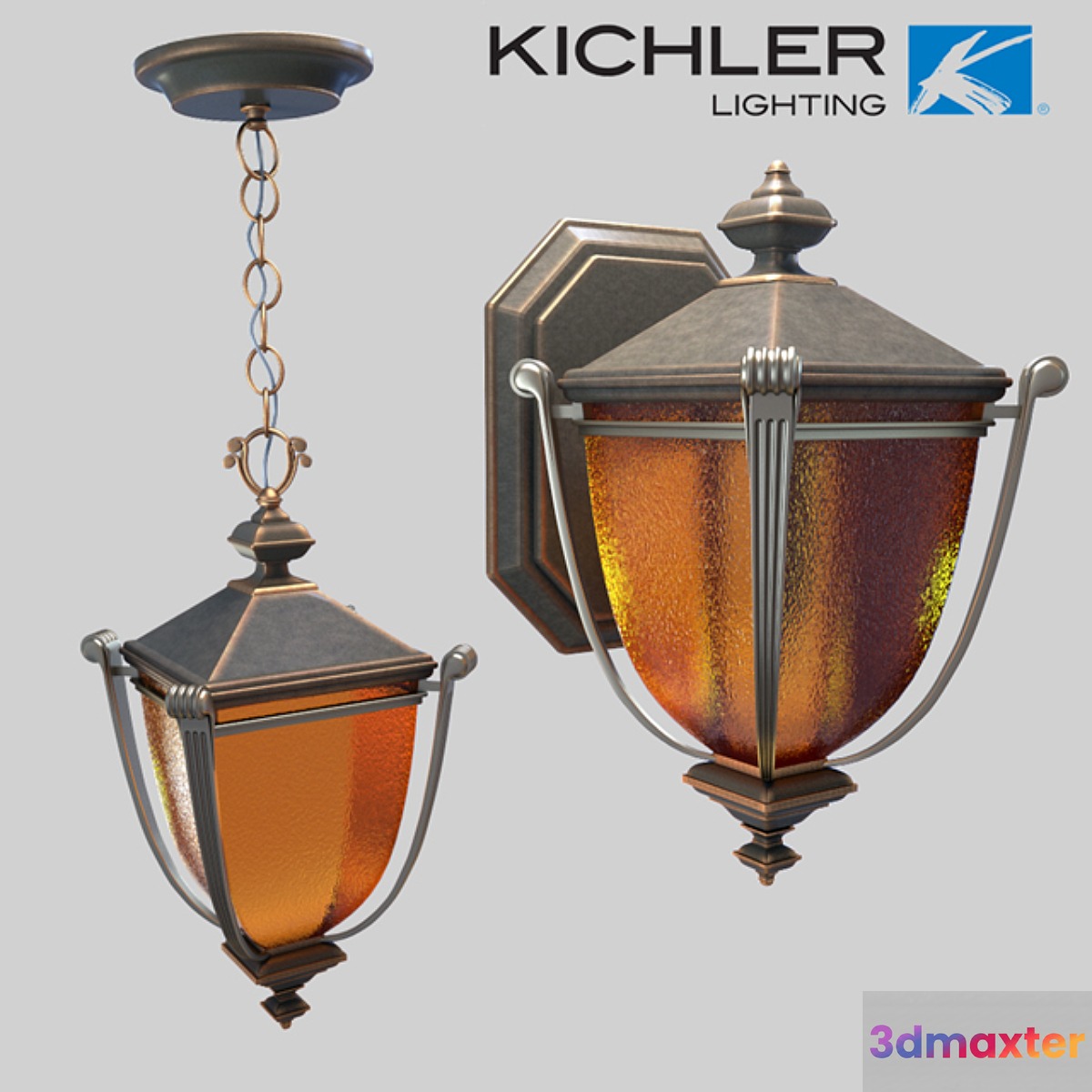 KICHLER LIGHTING 49106RZ WARNER PARK