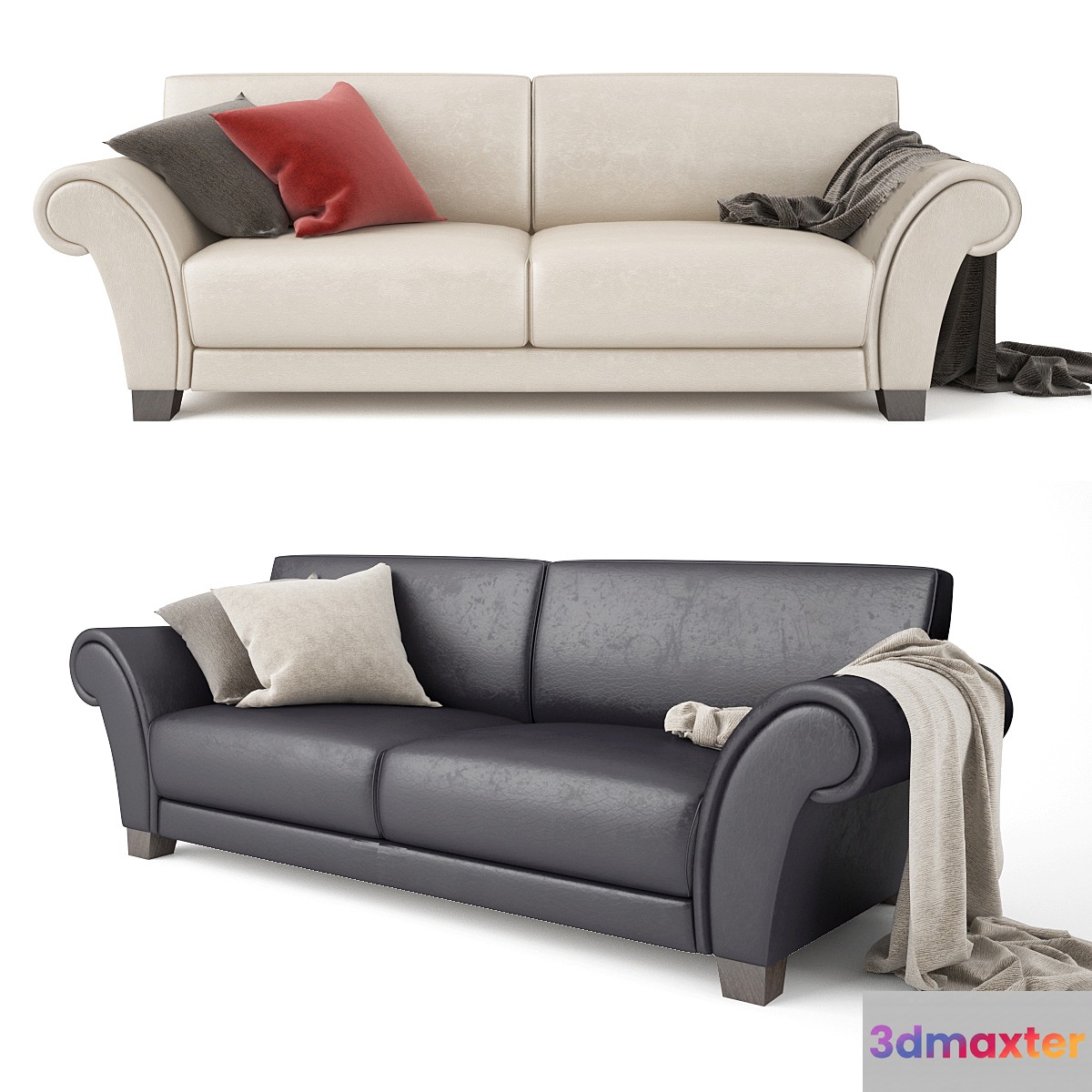 Sofa Loveseat 3D Max