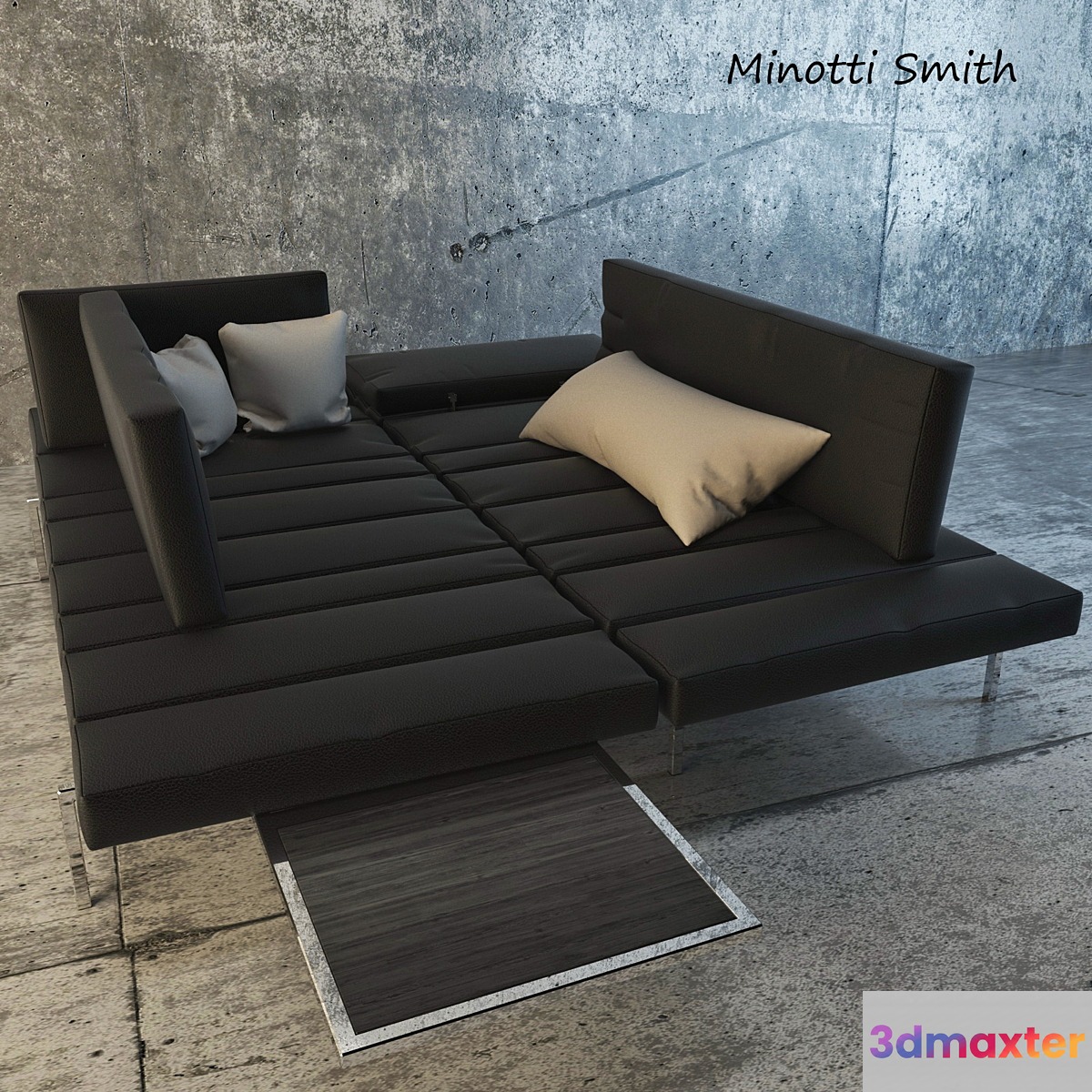 Minotti Smith Sofa 3D Max