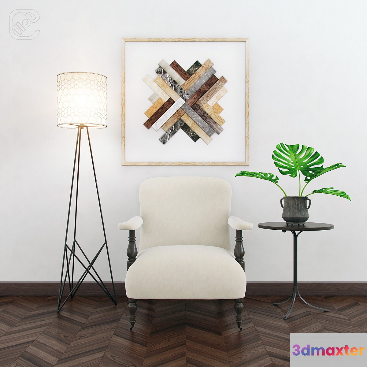 Ethnic Decor Set 3D Max