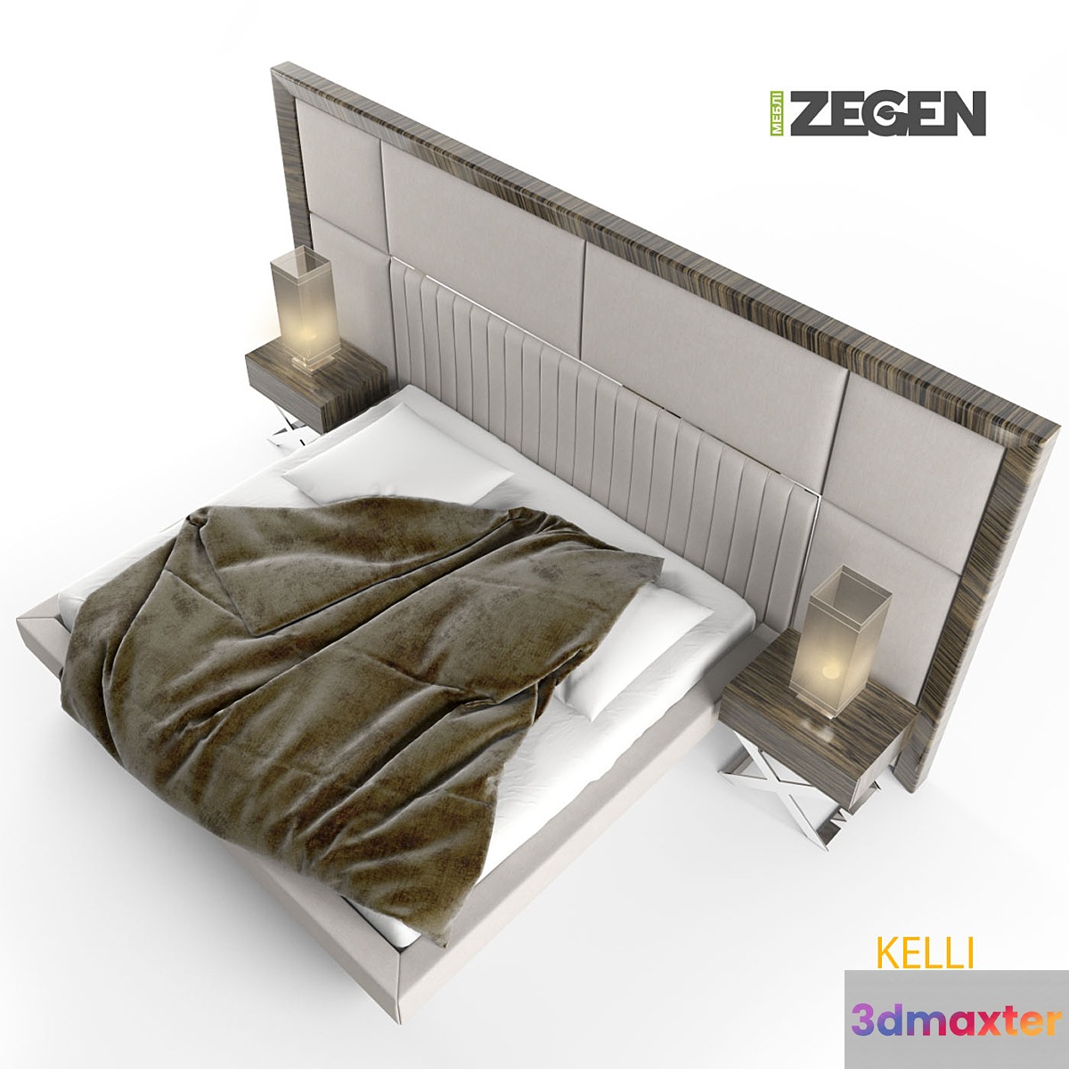 The bed KELLI. ZEGEN.