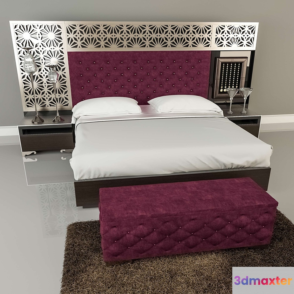 Bed Mehrez & Krema design - No.2 3D Max