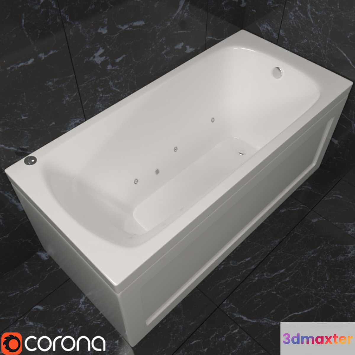 Acrylic bath Aquanet ROMA