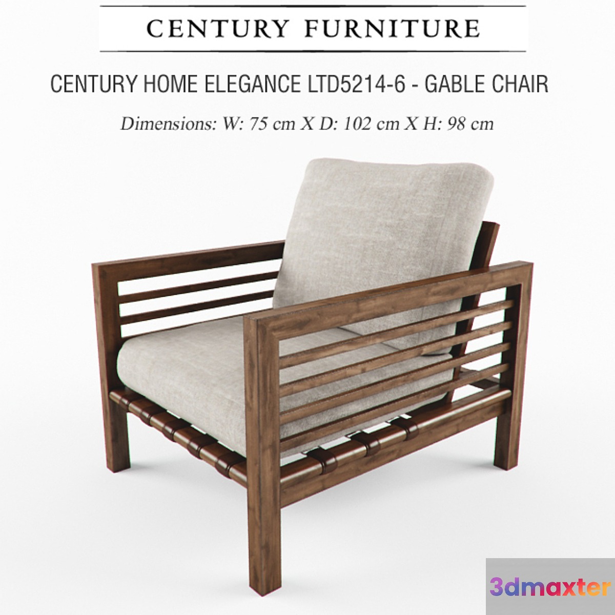 Gable Chair LTD5214-6 3D Max