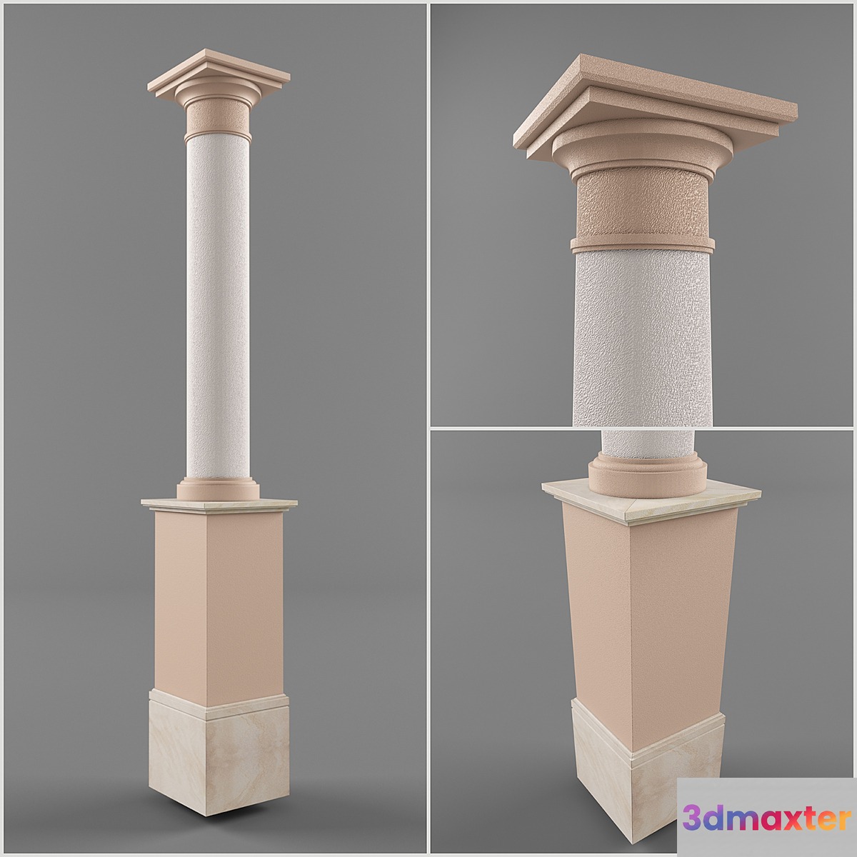 Classical Column - No.3 3D Max