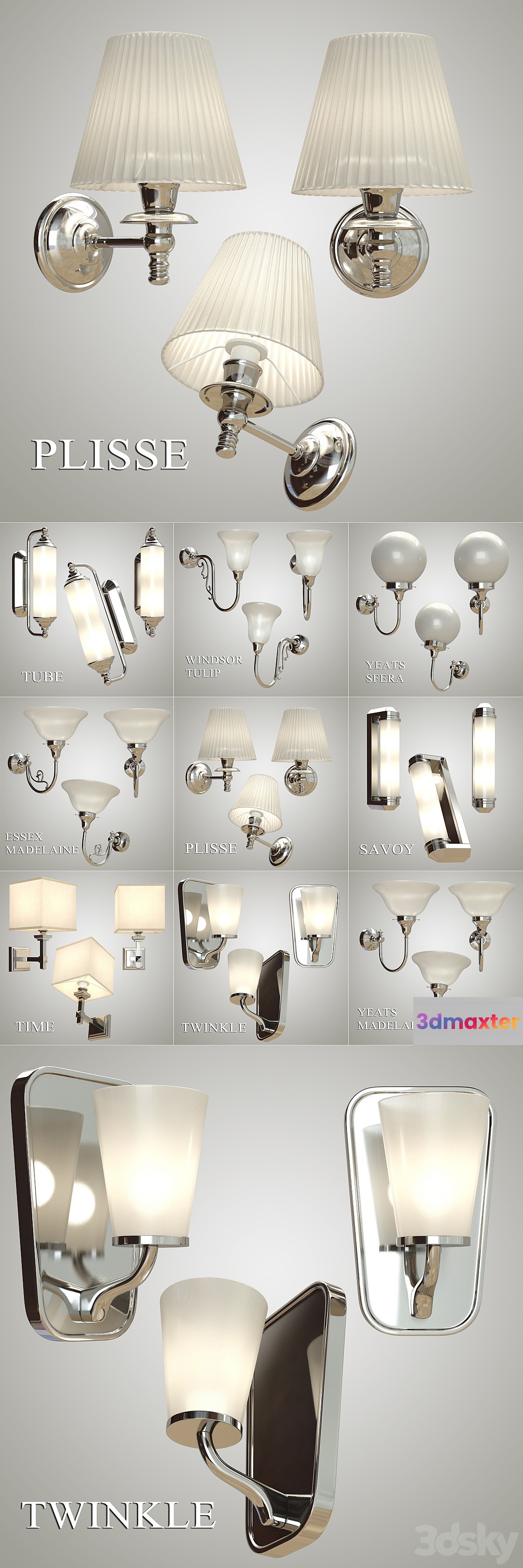 Devon & Devon _ Sconces PART 3 3D Max