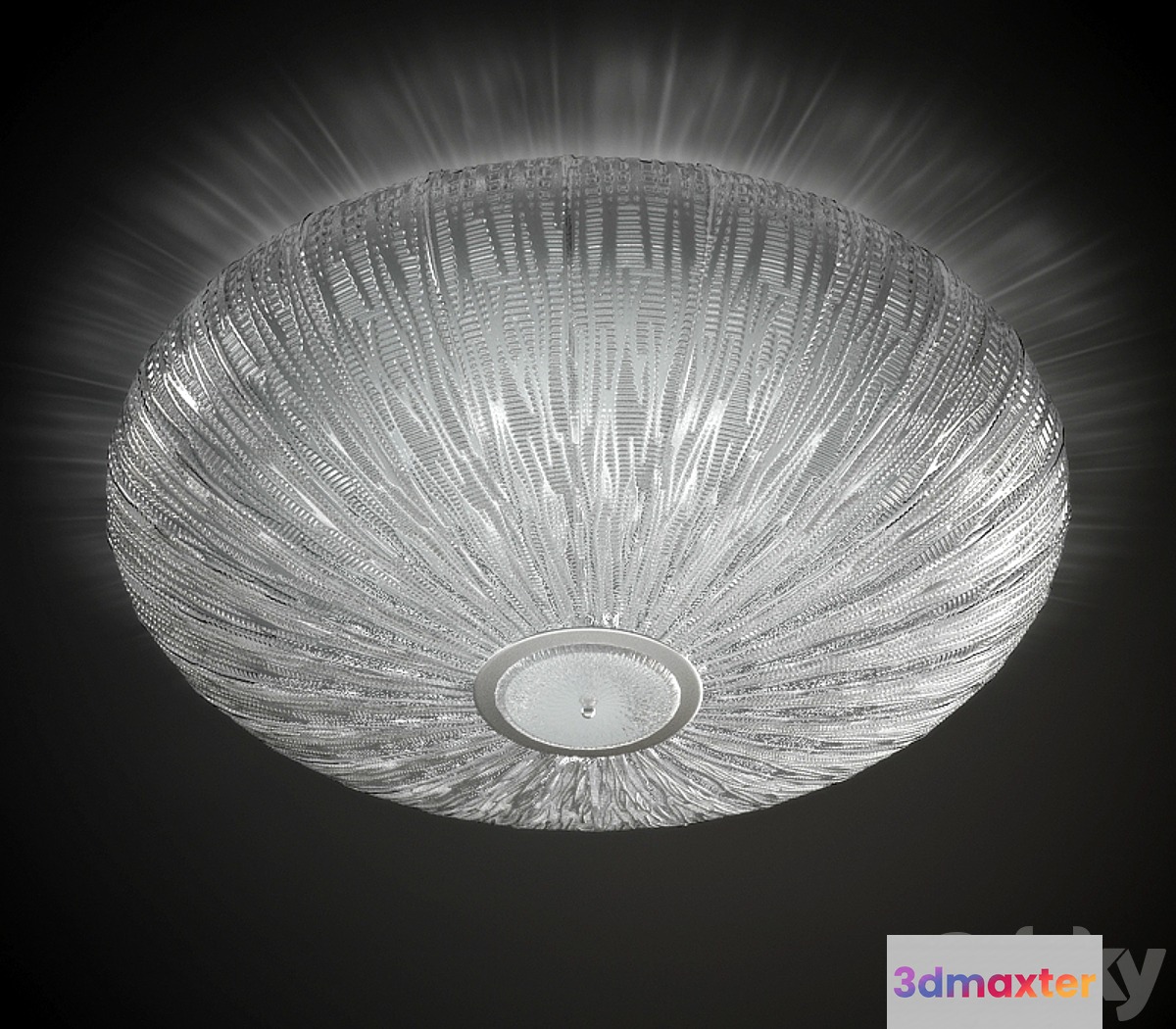 Glass & Glass Chandelier 1414 P CC