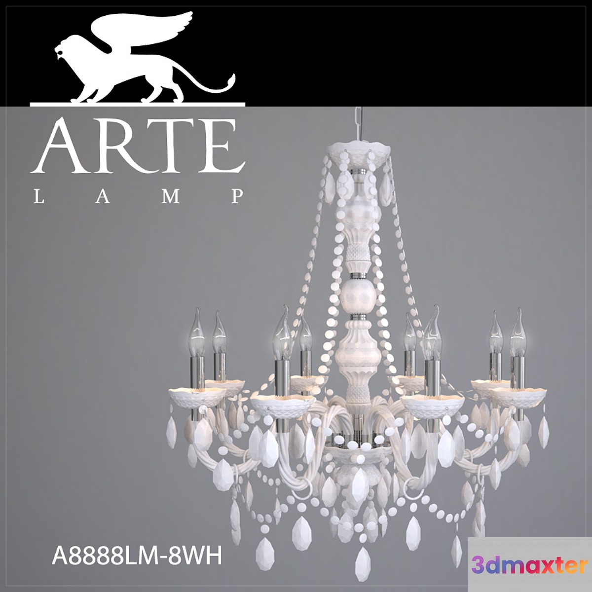 Chandelier ARTE LAMP A8888LM-8WH