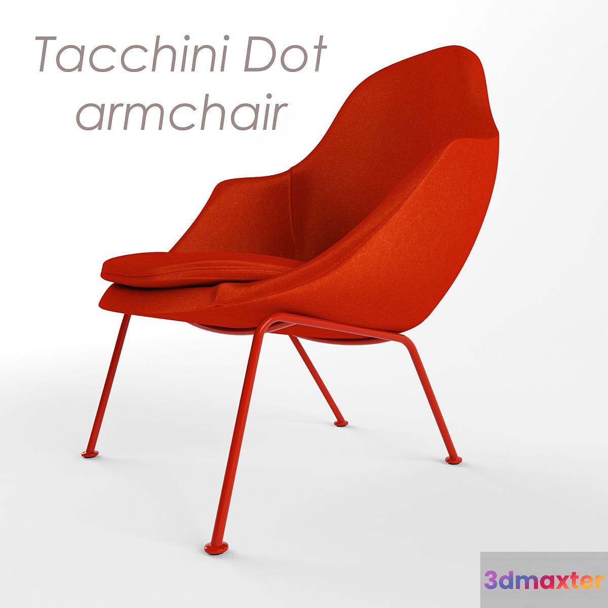 Tacchini Dot armchair 3D Max