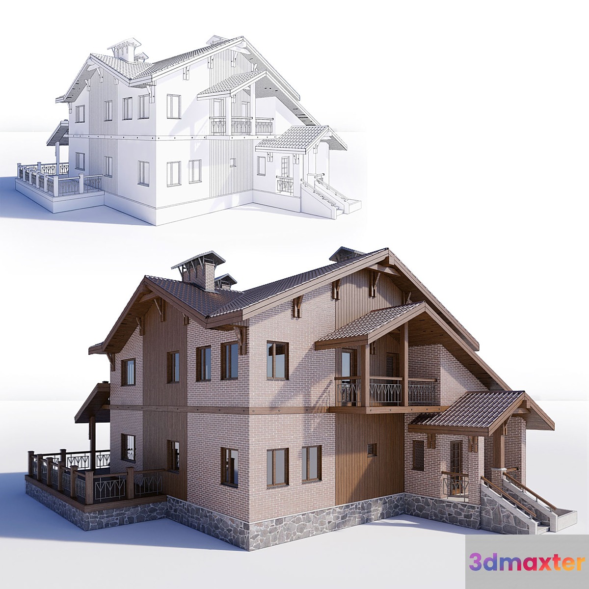 Cottage - No.3 3D Max