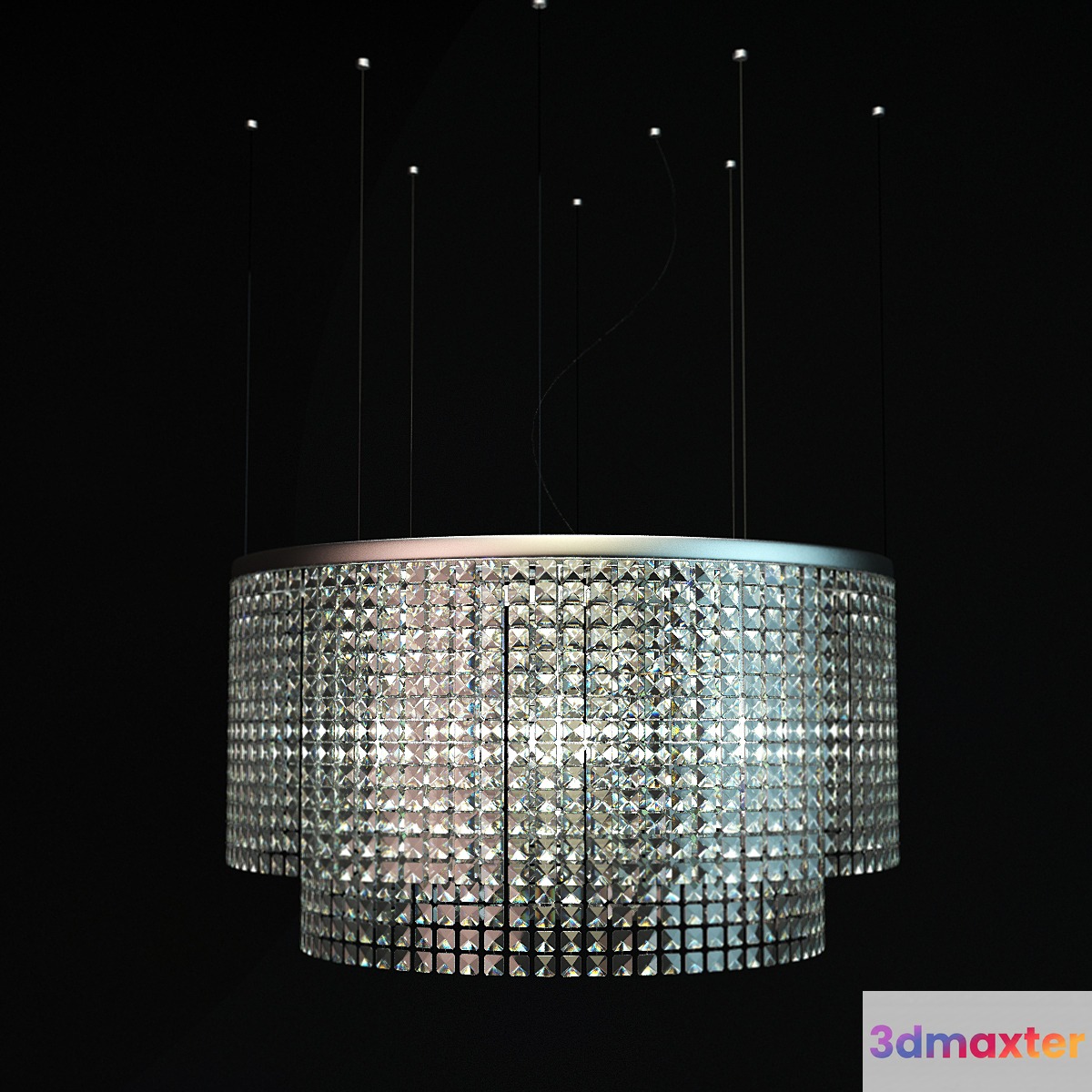 Crystal Chandelier 3D Max