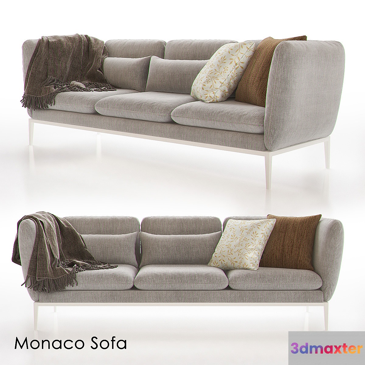 Monaco Sofa 3D Max