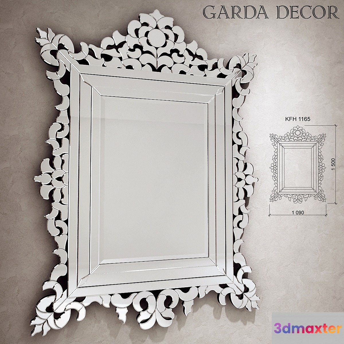Garda Decor Mirror KFH 1165 3D Max