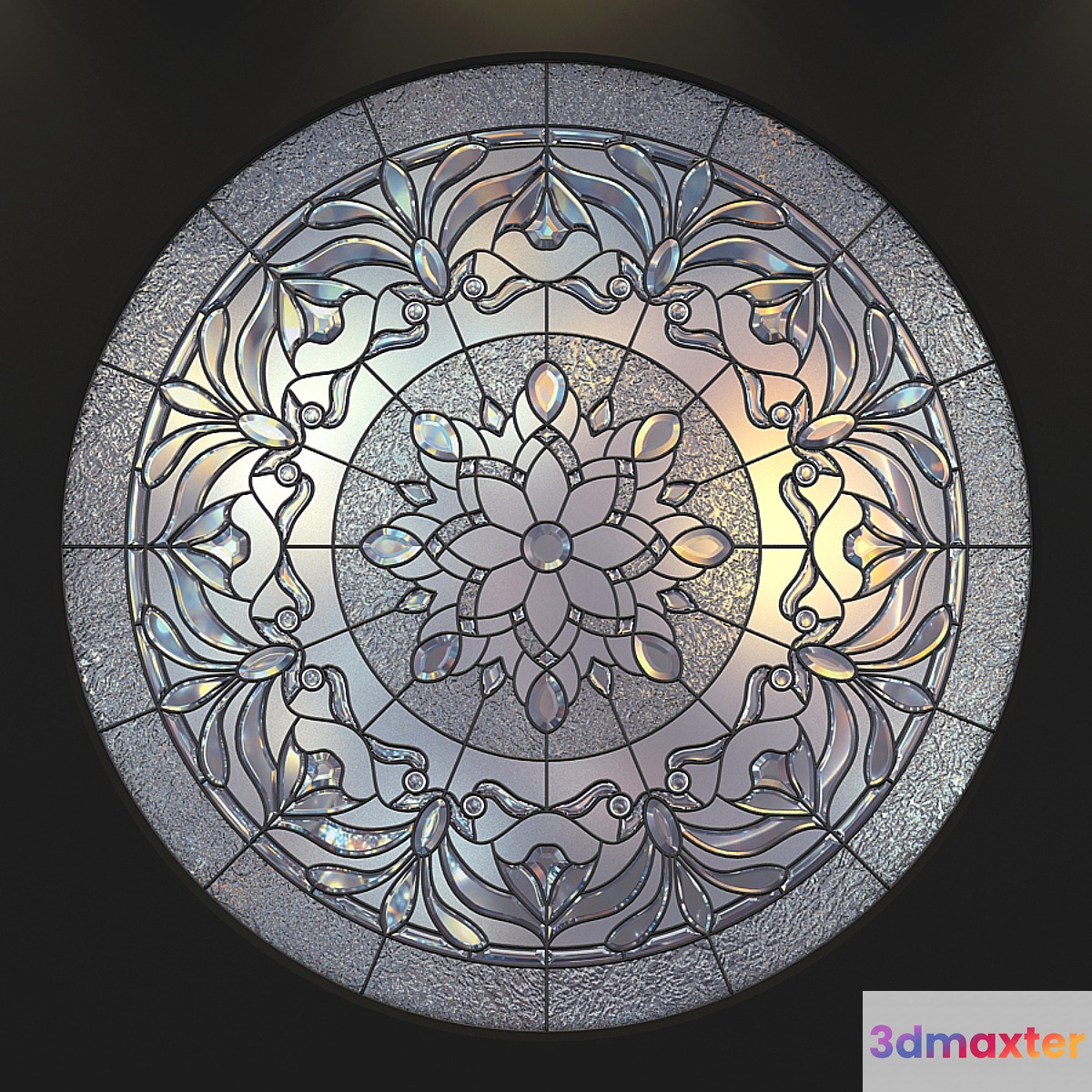 Stained glass round