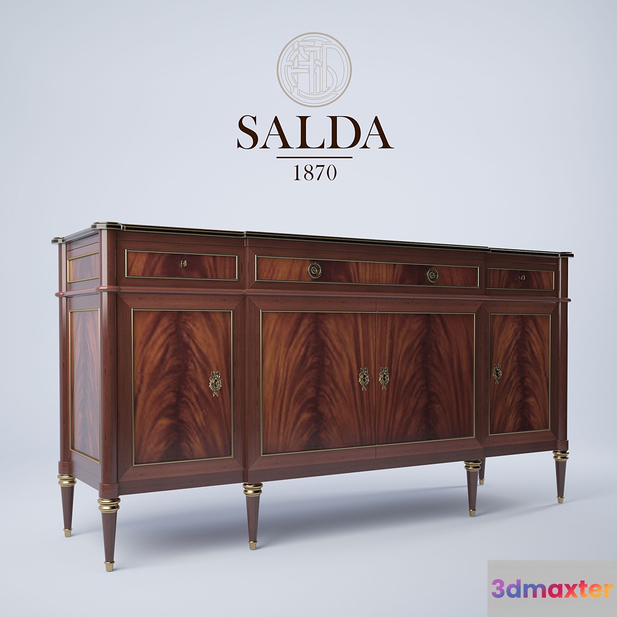 Chest Salda 8614 3D Max