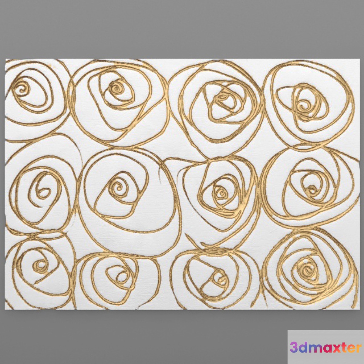 Decor for wall. Panel. - No.14 3D Max