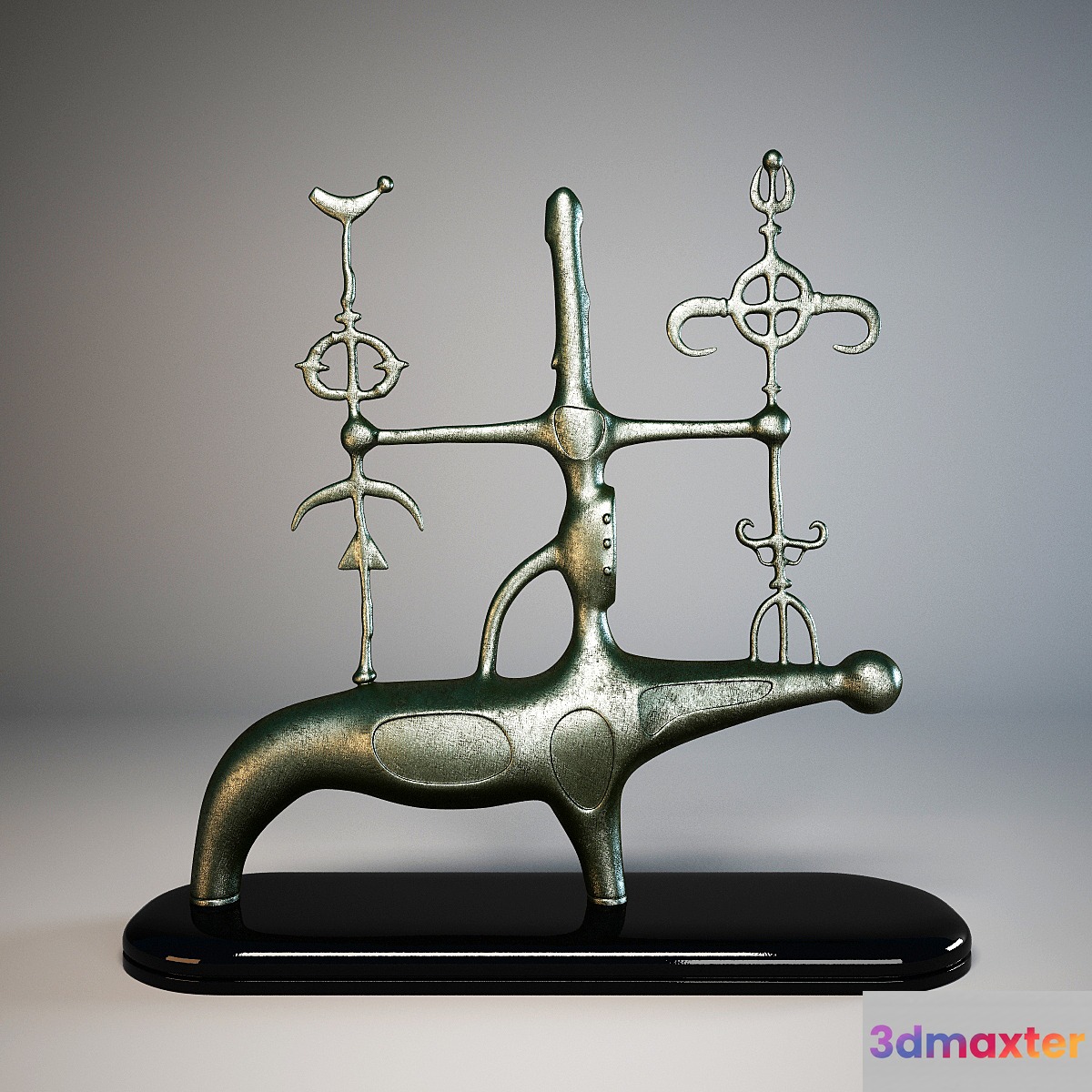 Ancient deity (ancient god) 3D Max