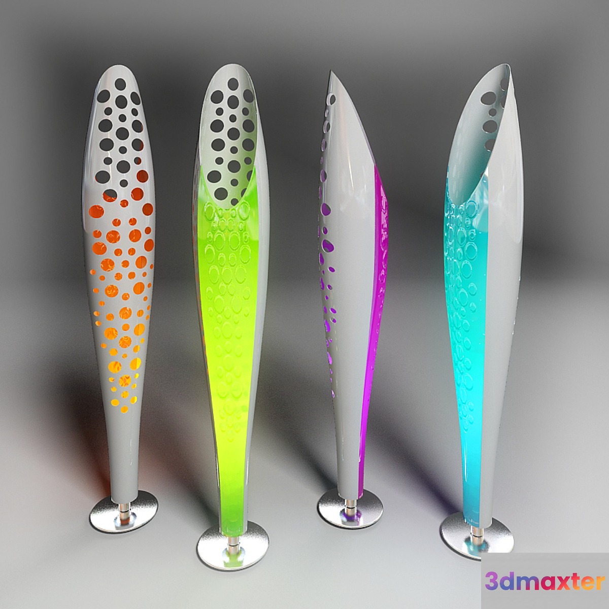Stylish lamp Octopus 3D Max