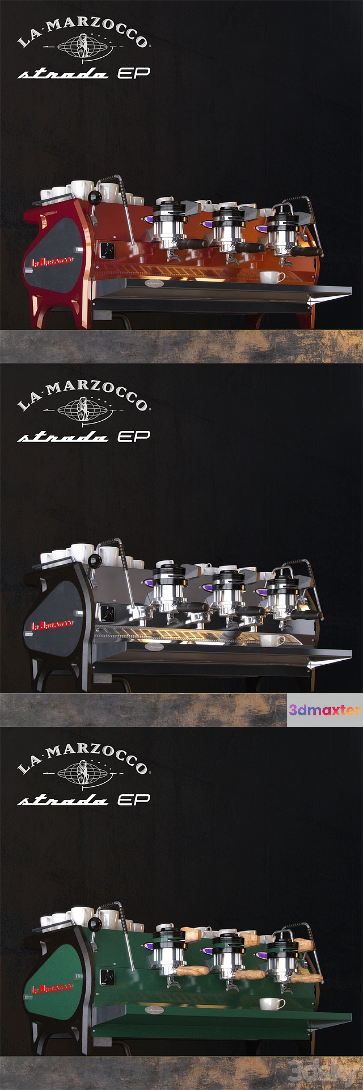 Coffee Machine LaMarzocco Strada EP 3D Max