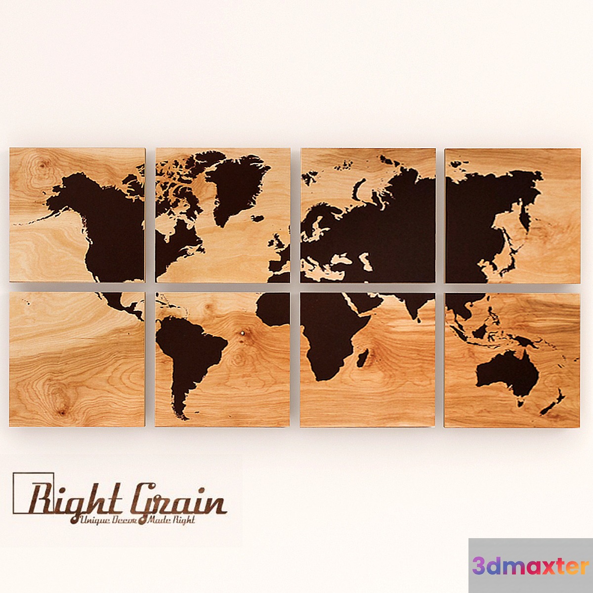 World map 3D Max