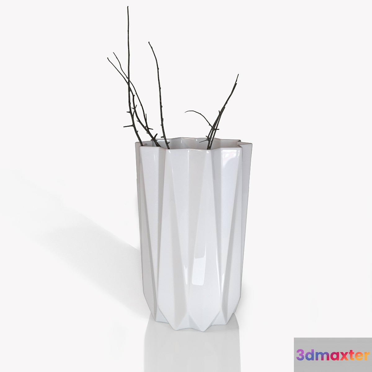 Vase Bloomingville Geometric (Corona + Vray) - No.2