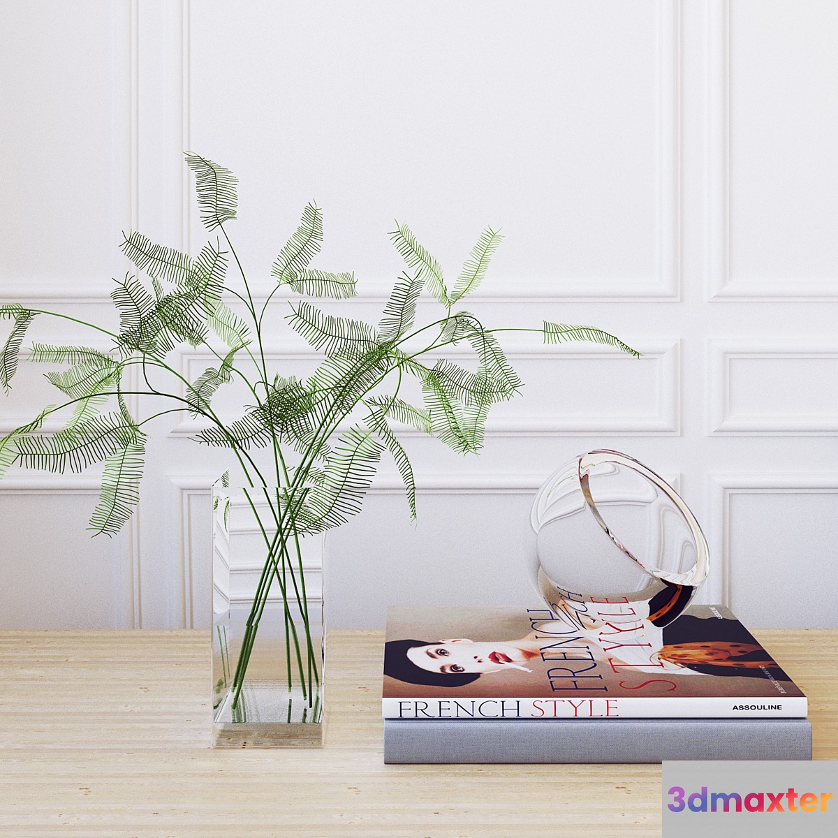 Decorative set (ferns) 3D Max