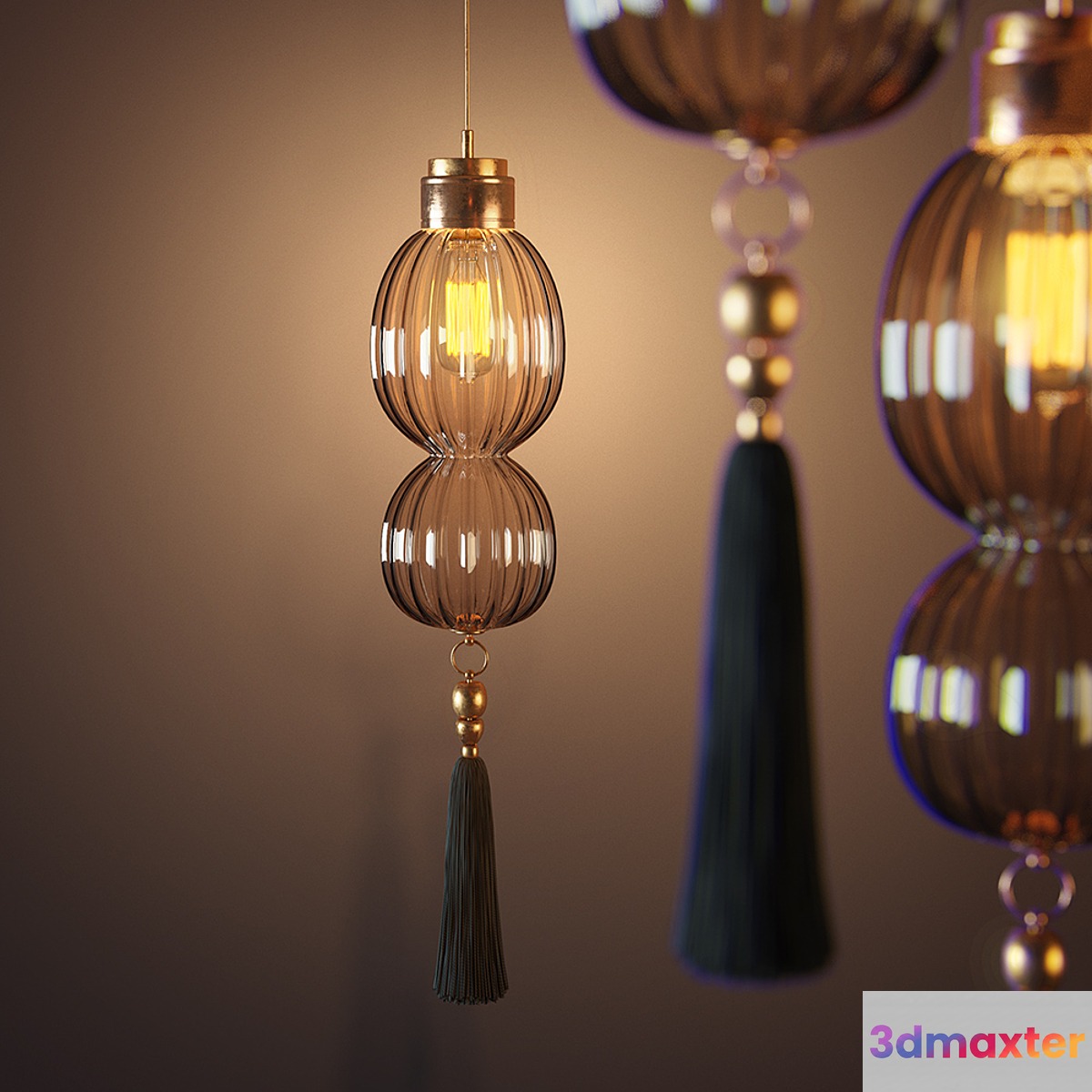 Lamp Heathfield Signature P _ MEDI _ 2B _ SM _ AB 3D Max