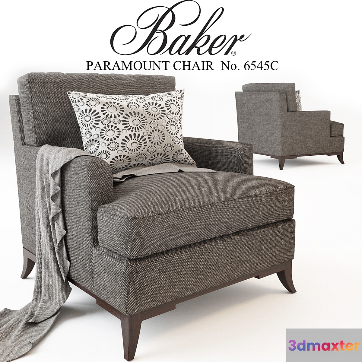 BAKER UPHOLSTERY_ PARAMOUNT CHAIR No. 6545C