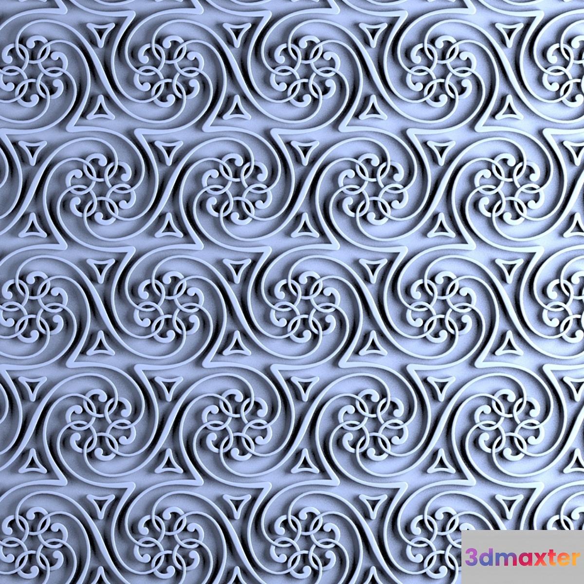 Decorative panel - 04 3D Max