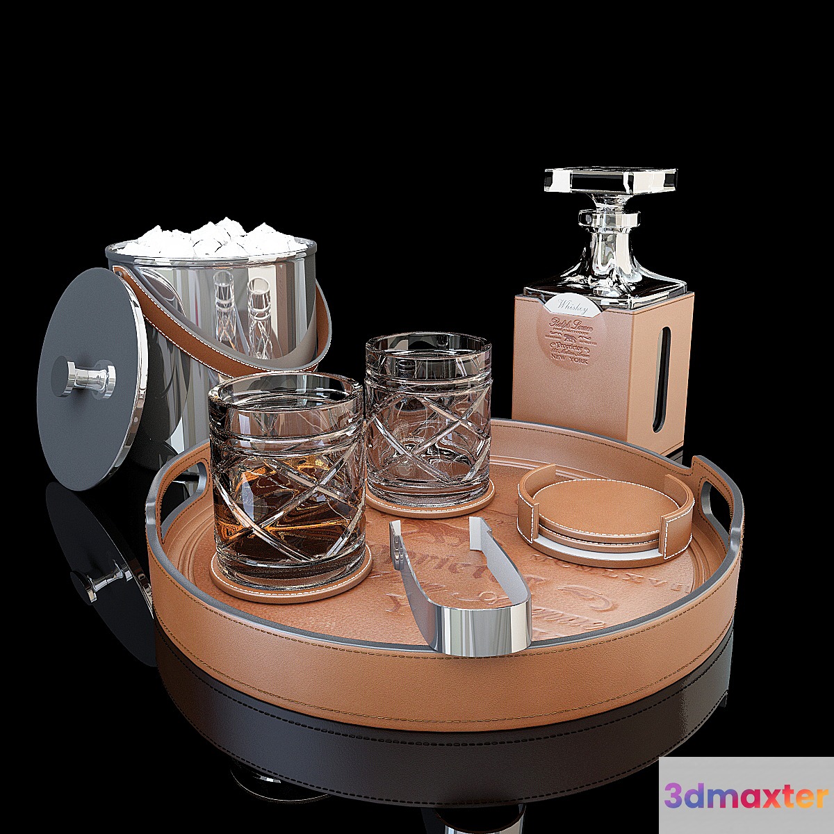 Ralph Lauren bar accessories 3D Max