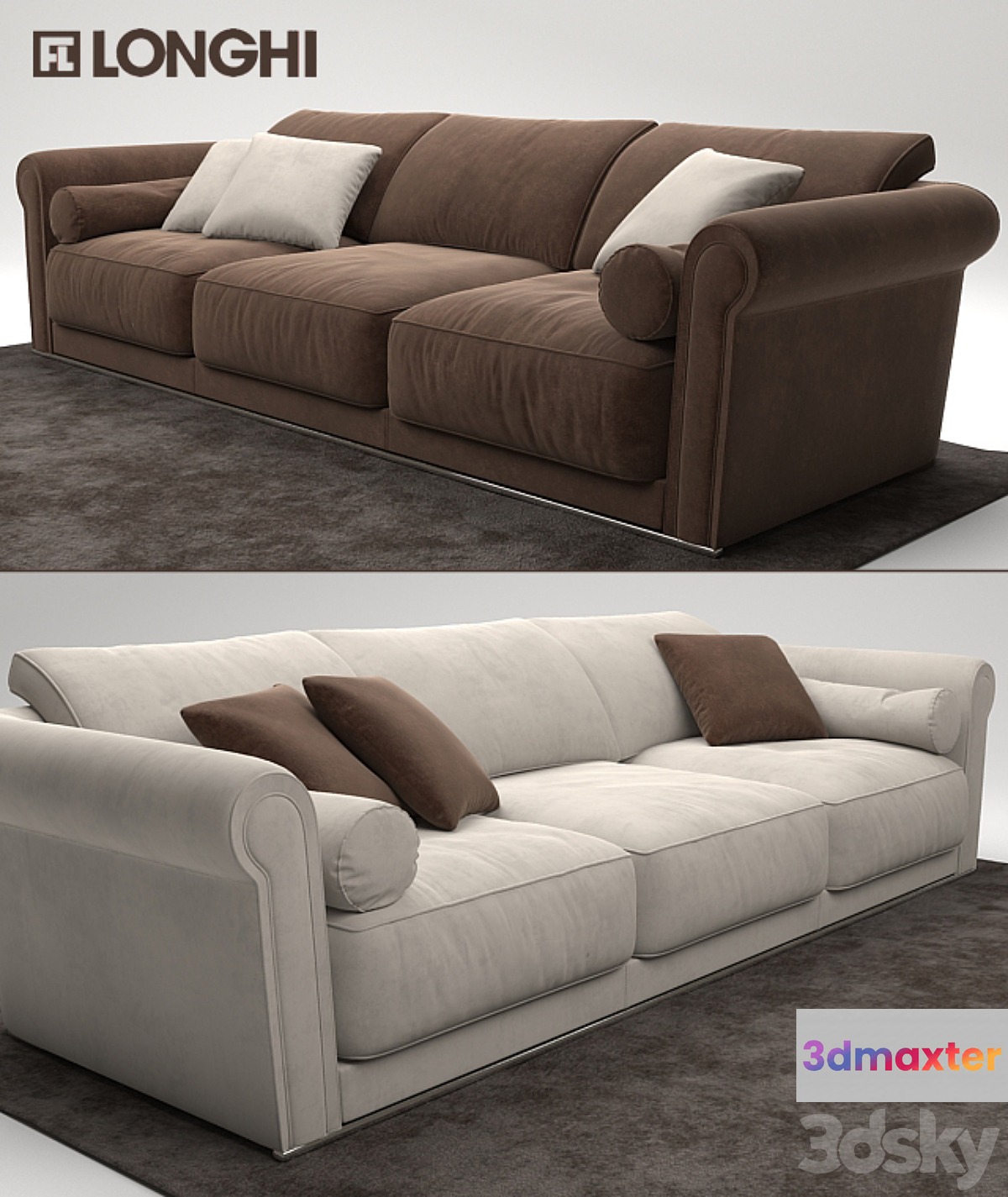 Longhi loveluxe paul 3D Max