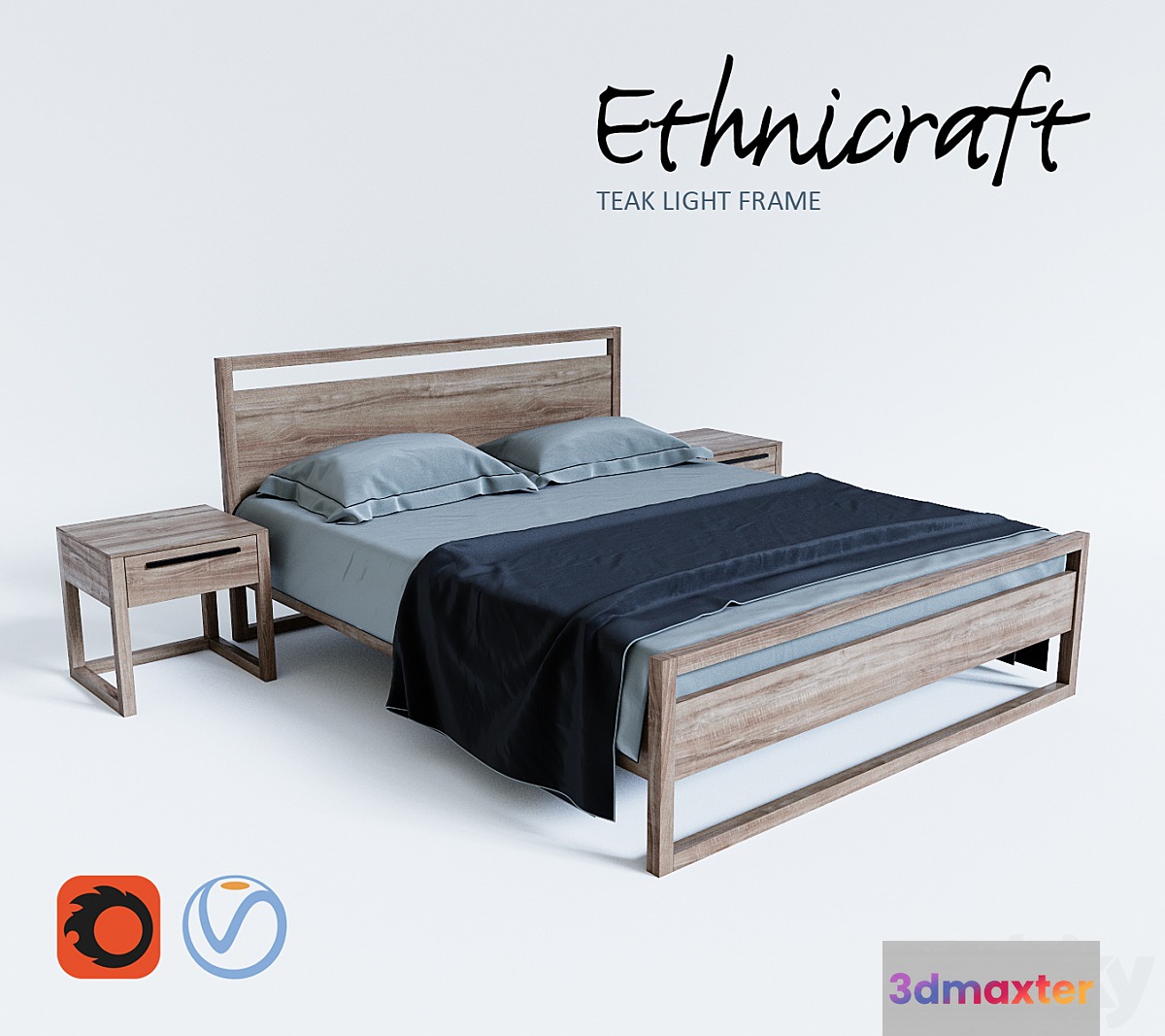 Ethnicraft - TEAK LIGHT FRAME
