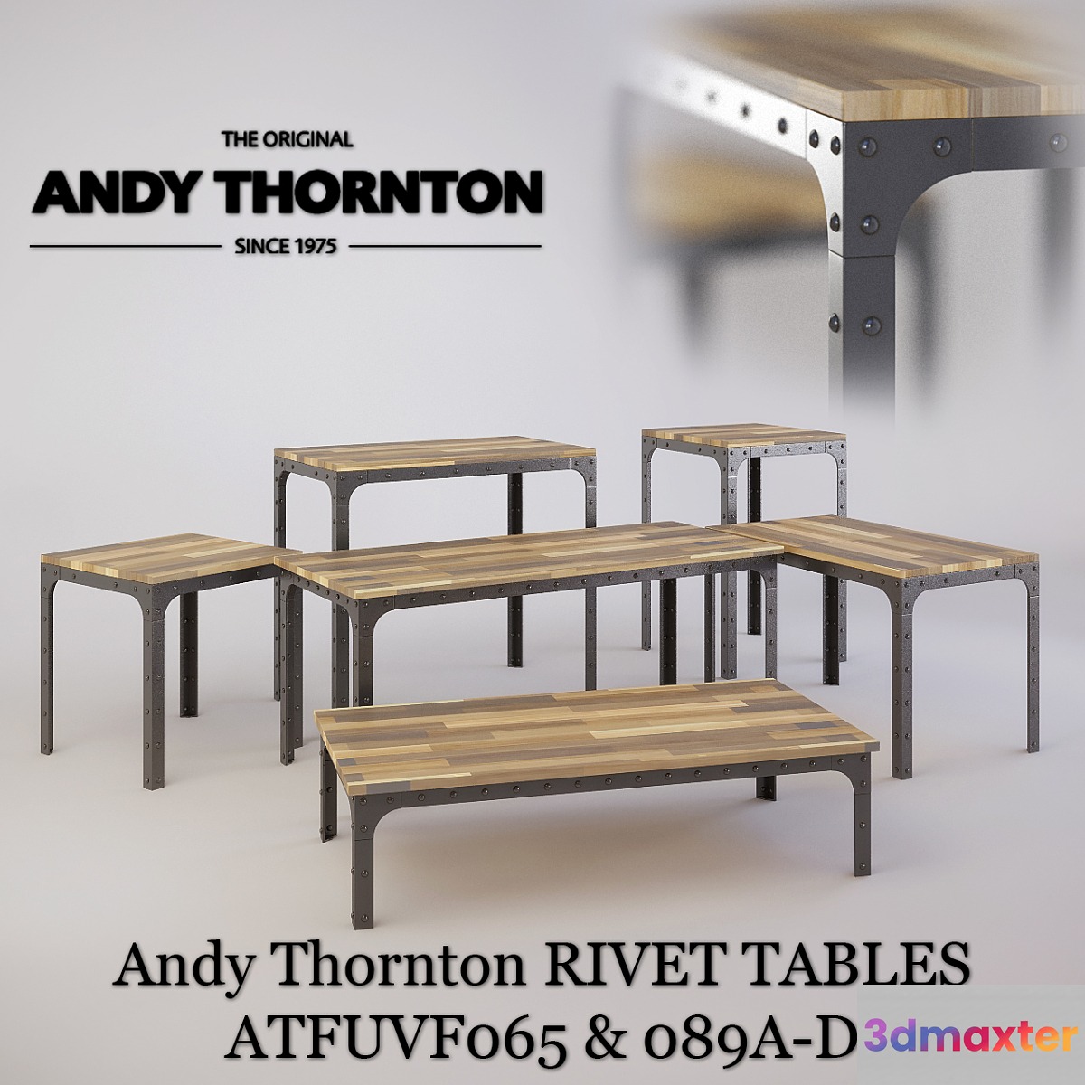 Andy Thornton Rivet Tables 3D Max