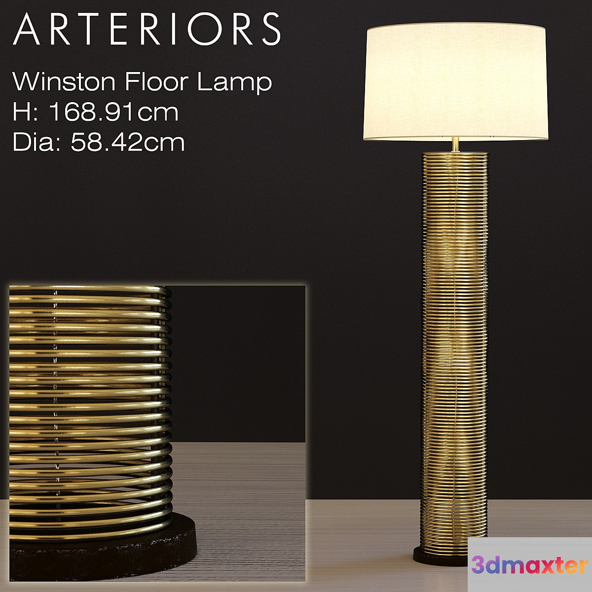 Arteriors Winston Floor Lamp